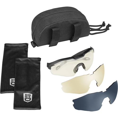 Ensemble de cache-œil pour lunettes de s&eacute;curit&eacute; MY6, Lentille Transparent/Fum&eacute;e/Cuivre, Antibu&eacute;e/Anti-&eacute;gratignures, ANSI Z87+ Northern Industrial Supply Inc.