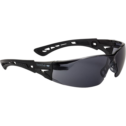 Rush+ Small BSSI Safety Glasses, Grey/Smoke Lens, Anti-Fog/Anti-Scratch, ANSI Z87+ Northern Industrial Supply Inc.