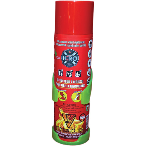 Hero 911 PFAS-Free Fire Extinguisher, ACK, 500 ml Capacity Northern Industrial Supply Inc.