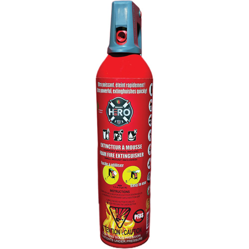 Hero 911 PFAS-Free Fire Extinguisher, ACK, 750 ml Capacity Northern Industrial Supply Inc.