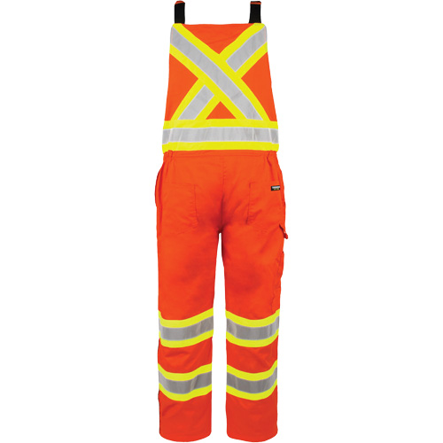 Salopette non doubl&eacute;e haute visibilit&eacute;, 2T-Grand, Orange haute visibilit&eacute; Northern Industrial Supply Inc.
