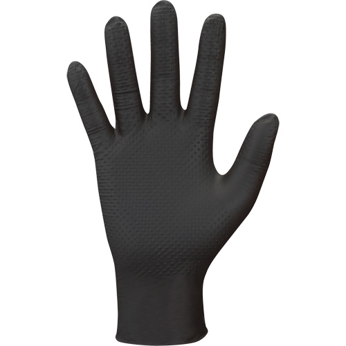 Gants jetables 709B PyraGrip, 10/T-Grand, Nitrile, 8 mils, Sans poudre, Noir Northern Industrial Supply Inc.