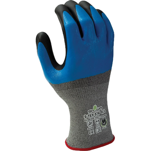 Gants r&eacute;sistant &agrave; la coupe 376, 9/T-Grand, R&ecirc;vetement Nitrile/Mousse de nitrile, Calibre 13, Enveloppe en Polyester/Acier inoxydable Northern Industrial Supply Inc.