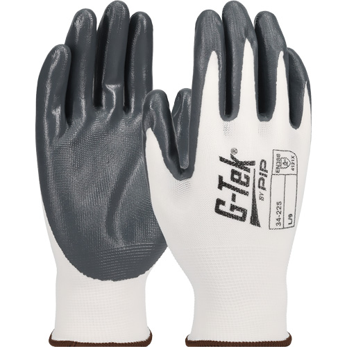 Gants en tricot sans couture G-Tek &eacute;conomiques, T-Grand, R&ecirc;vetement Nitrile, Calibre 13, Enveloppe en Nylon Northern Industrial Supply Inc.