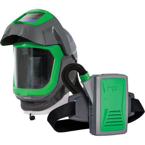 Z-Link Respirator Helmet with Face Seal, Visor & Belt Mount, Facepiece Respirator/Welding Helmet, Lithium-Ion Battery Northern Industrial Supply Inc.