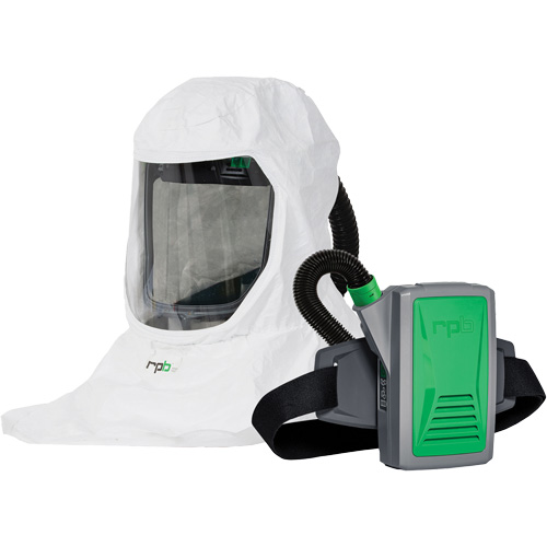 Respirateur T-Link avec casquette, tube de respiration, montage &agrave; la ceinture & APR motoris&eacute; PX5, Cagoule ample & visi&egrave;re, Pile Lithium-ion Northern Industrial Supply Inc.