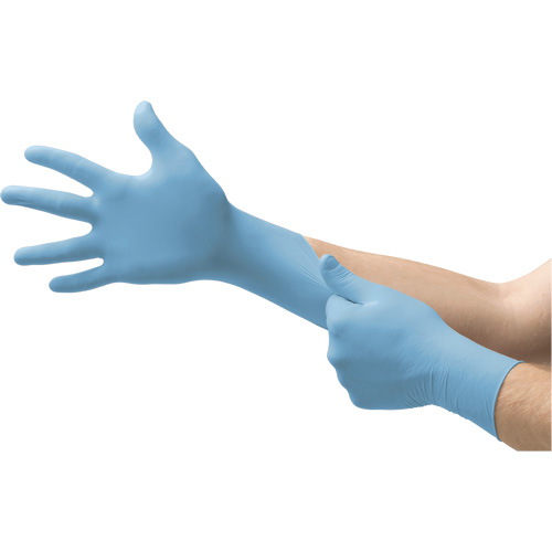 MICROFLEX 92-134 Versatility Disposable Gloves, 7.5/8/Medium, Nitrile, 2.76-mil/3.94-mil, Powder-Free, Blue, Class 2 Northern Industrial Supply Inc.