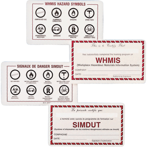 WHMIS Wallet Cards Northern Industrial Supply Inc.