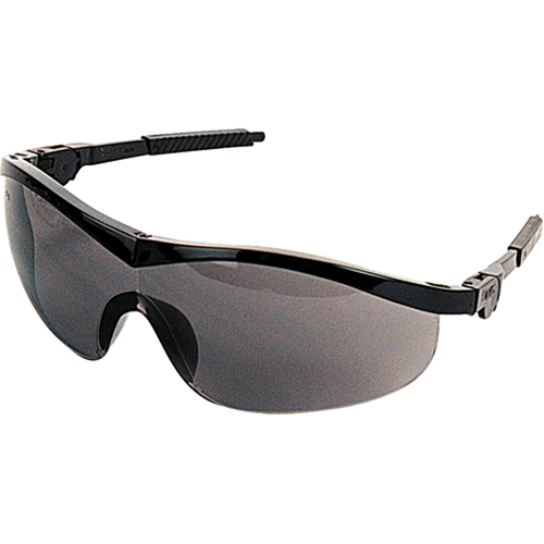 Storm&reg; Safety Glasses, Grey/Smoke Lens, Anti-Scratch, ANSI Z87+ Northern Industrial Supply Inc.