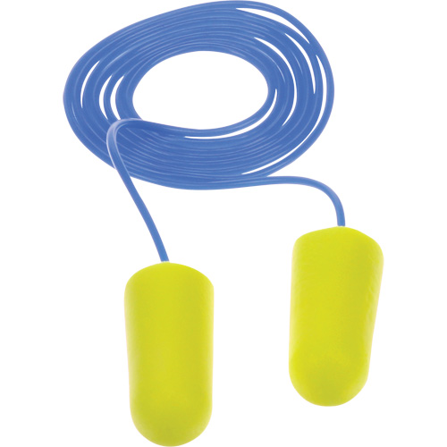 E-A-Rsoft Yellow Neon Earplugs, Bulk - Polybag, Corded Northern Industrial Supply Inc.