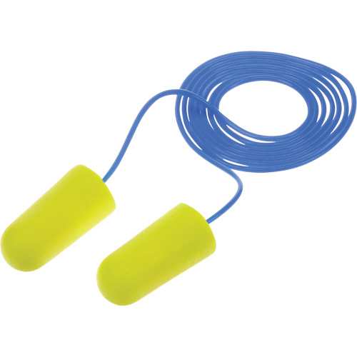 E-A-Rsoft Yellow Neon Earplugs, Bulk - Polybag, Corded Northern Industrial Supply Inc.