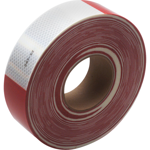 3M Scotchlite Diamond Grade Conspicuity Sheeting Series 983, 2" W x 150' L, Red & White Northern Industrial Supply Inc.