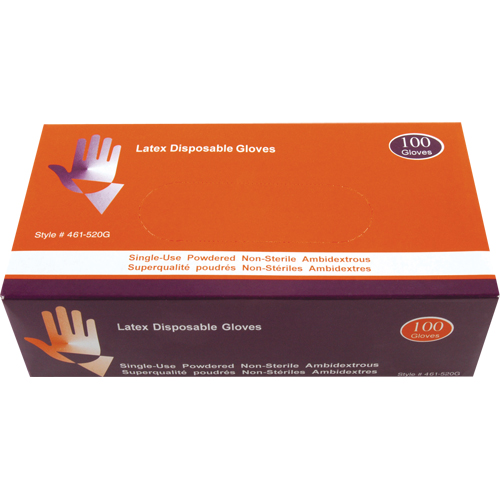 Industrial Grade Gloves, Medium, Latex, Powdered, White Northern Industrial Supply Inc.