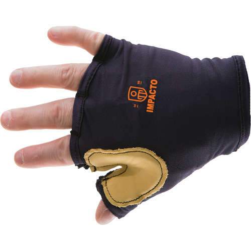 Anti-Impact Tool Grip Fingerless Left-Hand Glove, Size X-Small, Grain Leather Palm Northern Industrial Supply Inc.