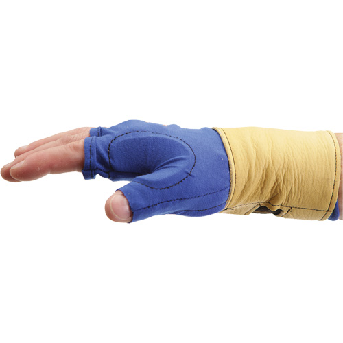 Fingerless Glove Liner with Wrist Restrainer, Size X-Small, Poly-Cotton Palm Northern Industrial Supply Inc.