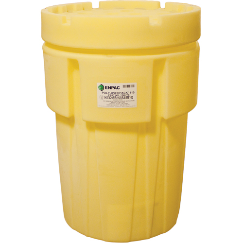 Poly-Overpack&reg; 110 Salvage Drum, 103 US gal., Stationary Northern Industrial Supply Inc.