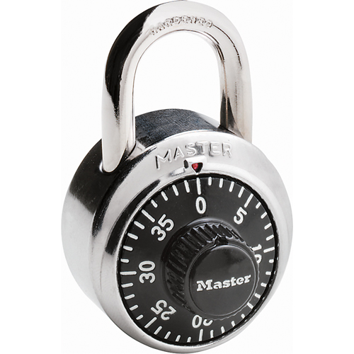 Padlock, Combination, Hardened Steel, 1-7/8" Width Northern Industrial Supply Inc.