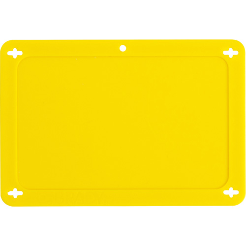 &eacute;tiquette vierge pour vanne, Plastique, 4-3/4" la x 3-1/4" h Northern Industrial Supply Inc.