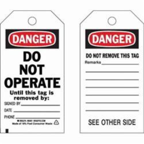 &eacute;tiquettes de s&eacute;curit&eacute; auto-plastifiantes, Polyester, 3" la x 5-3/4" h, Anglais Northern Industrial Supply Inc.