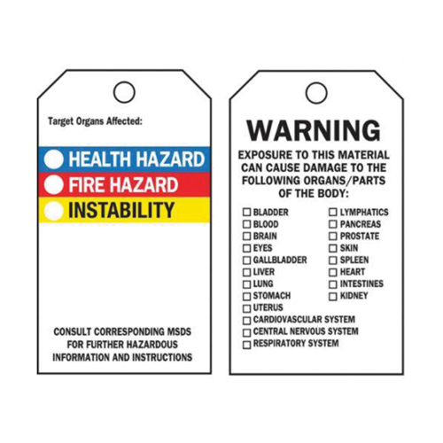 &eacute;tiquettes auto-plastifiantes du droit &agrave; l'information, Polyester, 3" la x 5-3/4" h, Anglais Northern Industrial Supply Inc.
