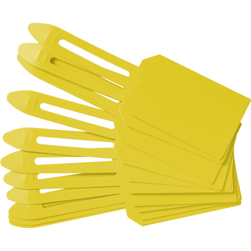 &eacute;tiquettes de cadenassage vierges en plastique, Plastique, 3-1/4" la x 5-4/5" h, Vierge Northern Industrial Supply Inc.