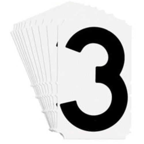 &eacute;tiquettes de lettres et chiffres gothiques individuels Quick-Align, 3, 4" h, Noir Northern Industrial Supply Inc.