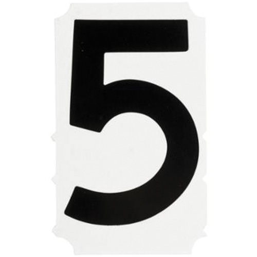 &eacute;tiquettes de lettres et chiffres gothiques individuels Quick-Align, 5, 4" h, Noir Northern Industrial Supply Inc.