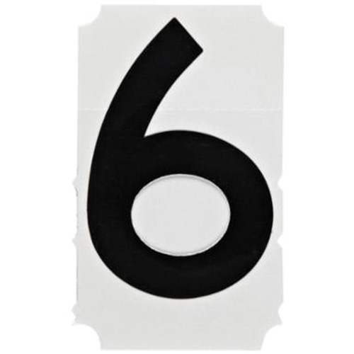 &eacute;tiquettes de lettres et chiffres gothiques individuels Quick-Align, 6, 4" h, Noir Northern Industrial Supply Inc.