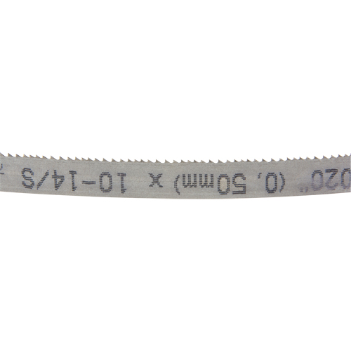 Univerz Portable Band Saw Blade, Bi-Metal, 44-7/8" L x 1/2" W x 0.020" Thick, 10-14 TPI Northern Industrial Supply Inc.