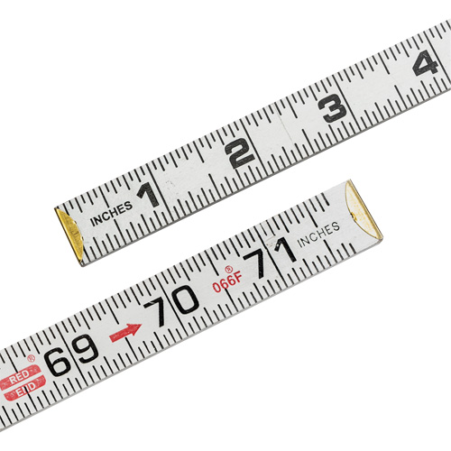 R&egrave;gle plate Red End, 6' lo, Bois Northern Industrial Supply Inc.