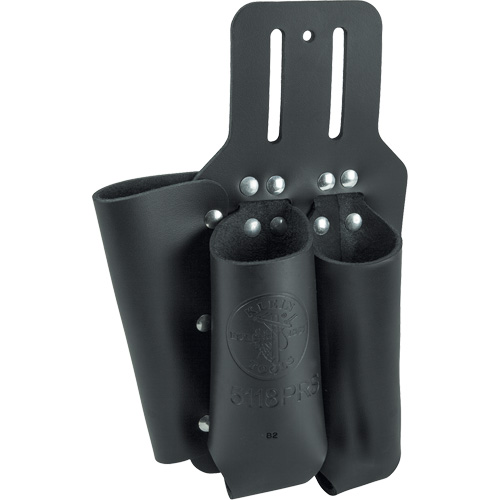 Pliers, Rule & Screwdriver Holder, Multiple Tool Holder, Leather, 3 Pockets Northern Industrial Supply Inc.