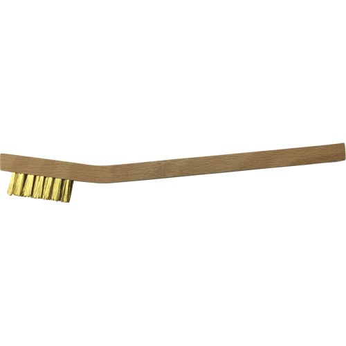 Small Cleaning Scratch Brushes, Brass, 3 x 7 Wire Rows, 7-3/4" Long Northern Industrial Supply Inc.