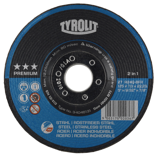 Grinding Wheel, 6" x 9/32", 7/8" Arbor, Type 27 Northern Industrial Supply Inc.