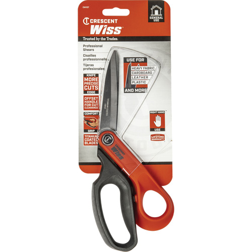 Cisaille pour ouvrier professionnel, 10", Poign&eacute;e Anneaux Northern Industrial Supply Inc.