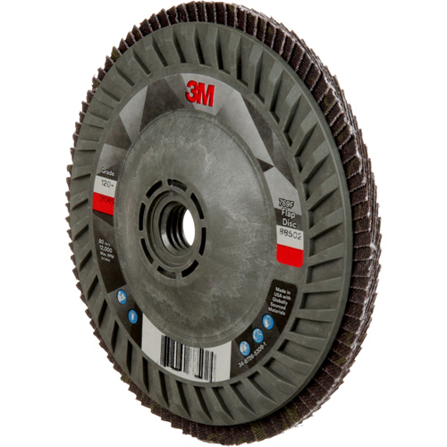 769F Quick Change Flap Disc, 5" x 5/8"-11, Type 27, 120+ Grit, Ceramic Northern Industrial Supply Inc.