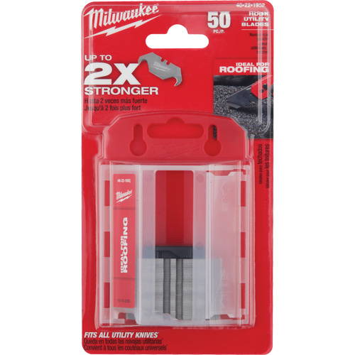 Hook Utility Knife Blades with Dispenser, Single Style Northern Industrial Supply Inc.