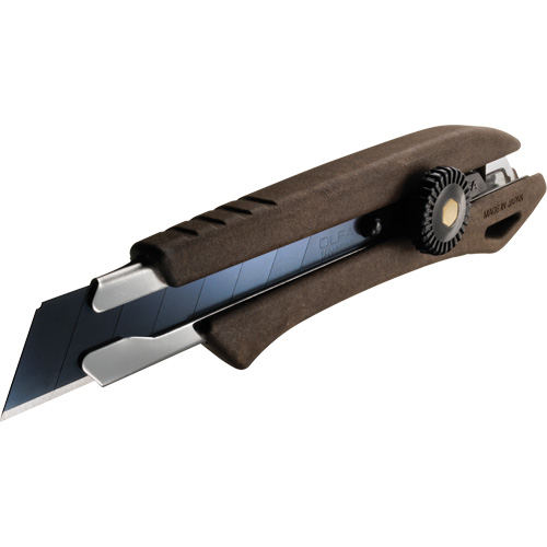 Ratchet Lock Knife, 18 mm, Wood Handle Northern Industrial Supply Inc.