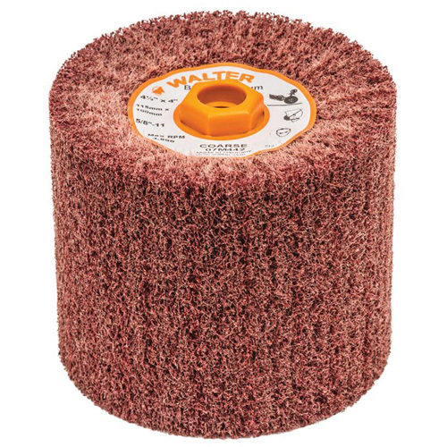 Blendex Surface Conditioning Drum, 4-1/2" Dia. x 4" W, 5/8"-11 Arbor, Coarse Grit Northern Industrial Supply Inc.