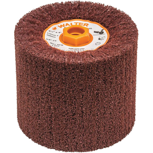 Blendex Surface Conditioning Drum, 4-1/2" Dia. x 4" W, 5/8"-11 Arbor, Medium Grit Northern Industrial Supply Inc.