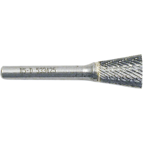 Inverted Cone Shape Burr, 3/8" Dia., 1/4" Shank, 3/8" Depth of Cut Northern Industrial Supply Inc.