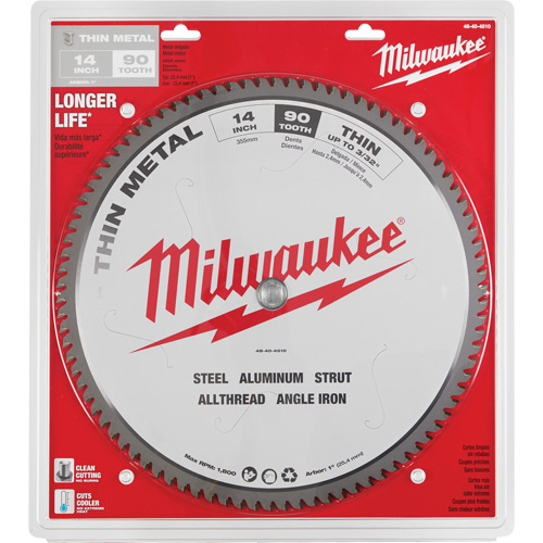 Endurance&reg; Circular Saw Blade, 14", 90 Teeth, Metal Use Northern Industrial Supply Inc.