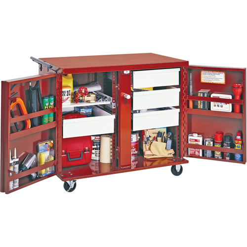Rolling Work Bench, 43-7/8" W x 40-1/2" H x 26-7/8" D, 21.7 Cubic Feet Capacity Northern Industrial Supply Inc.