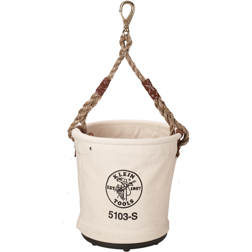 Seau &agrave; outils, 12" lo x 12" la x 12" h, Toile, Beige Northern Industrial Supply Inc.
