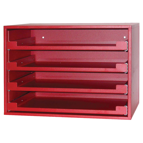 Compartment Rack, 15" D x 21" W x 15" H, Red Northern Industrial Supply Inc.
