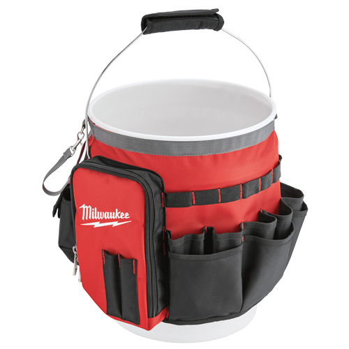 Sac organiseur pour seau, 10" lo x 10" la x 13-1/2" h, Nylon, Rouge Northern Industrial Supply Inc.