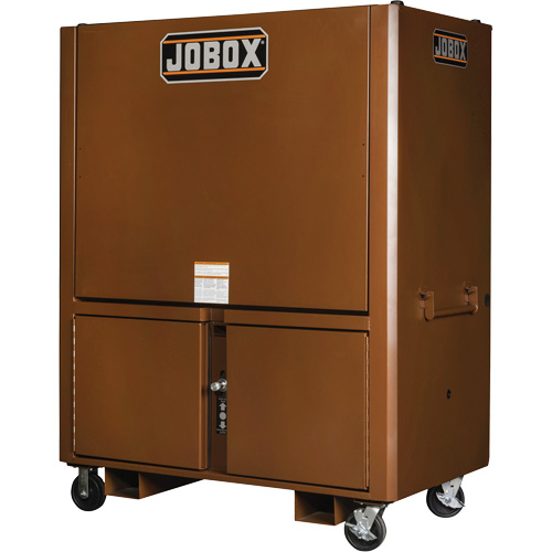 Field Office Jobsite Box, 33" W x 63" D x 80" H, Steel, Red Northern Industrial Supply Inc.
