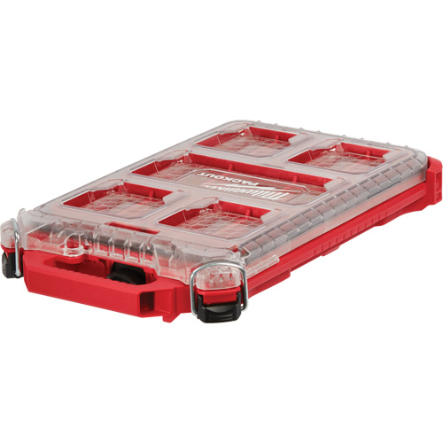 Packout Compact Low-Profile Organizer, 16-2/5" x 9-3/4" x 2-1/2", Black/Red Northern Industrial Supply Inc.