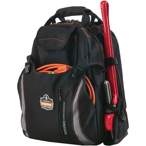 Sac &agrave; dos pour outils 5843 Arsenal, 13-1/2" lo x 8-1/2" la, Noir, Polyester Northern Industrial Supply Inc.