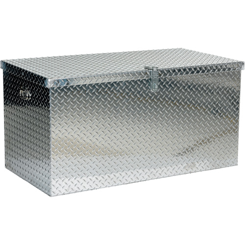 Aluminum Treadplate Portable Tool Box, 25-1/16" D x 49-1/4" W x 24" H, Silver Northern Industrial Supply Inc.