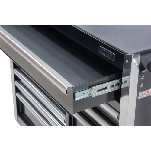 Industrial Tool Cart, 11 Drawers, 41" W x 18-3/4" D x 39-1/3" H, Black Northern Industrial Supply Inc.